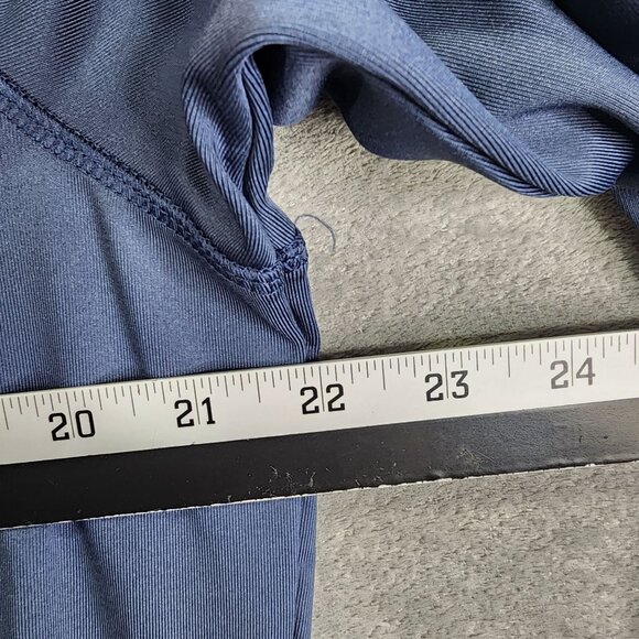 Mens Blue Adidas Golf Pullover Polo Shirt 1/2 Zip Long Sleeve Mock Neck Size M - Picture 10 of 12